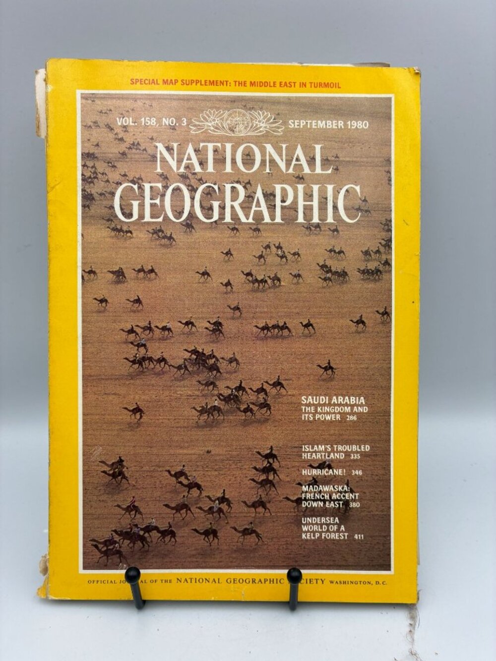 National Geographic Vol. 158 No. 3 September 1980 Hardcover Science & Nature